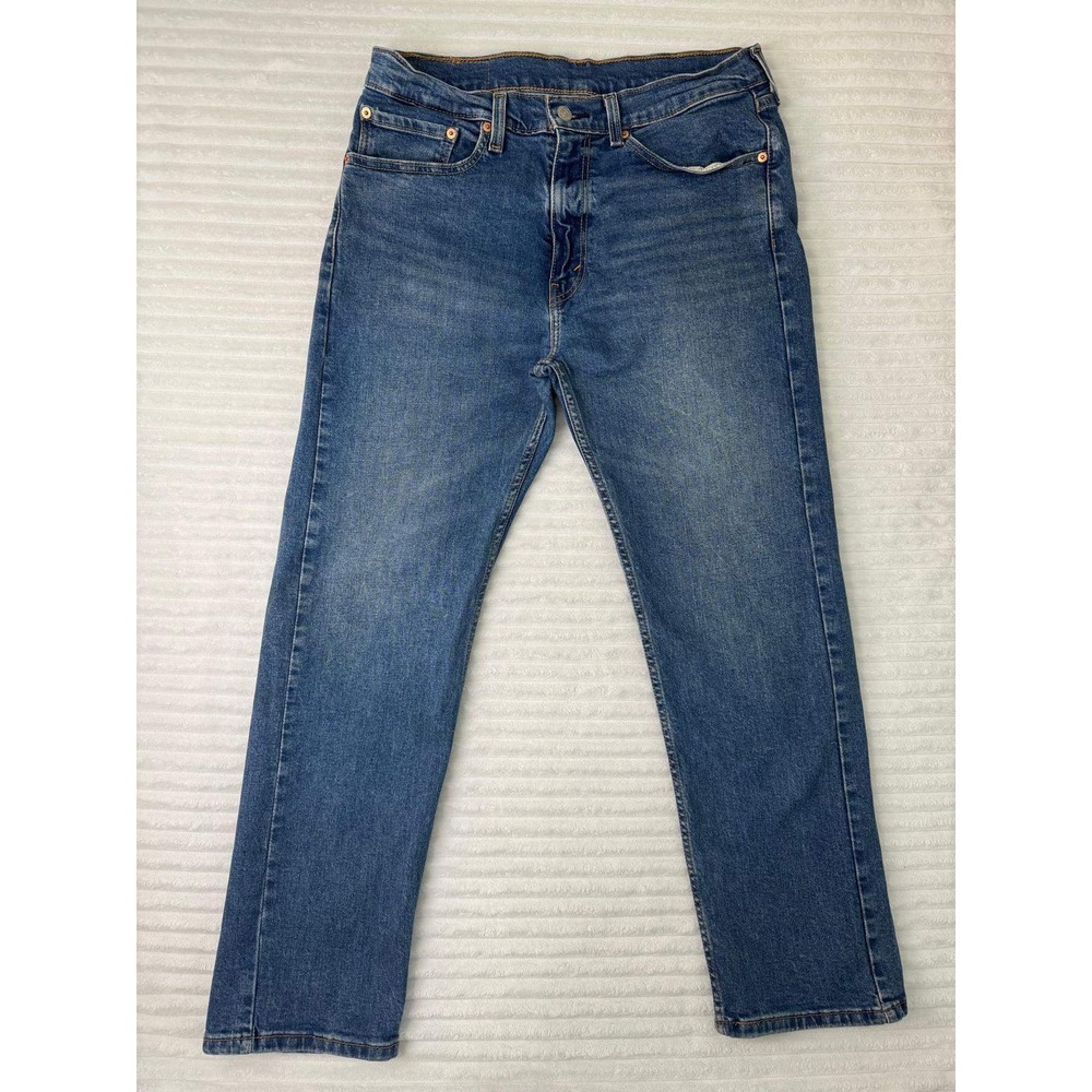 Levis 505 Regular Fit Straight Leg Mens Jeans Medium Wash Blue‎ W34 L30